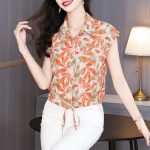 2026 Summer New Fashion Floral Print Blouse Women's Plus Size Shirt